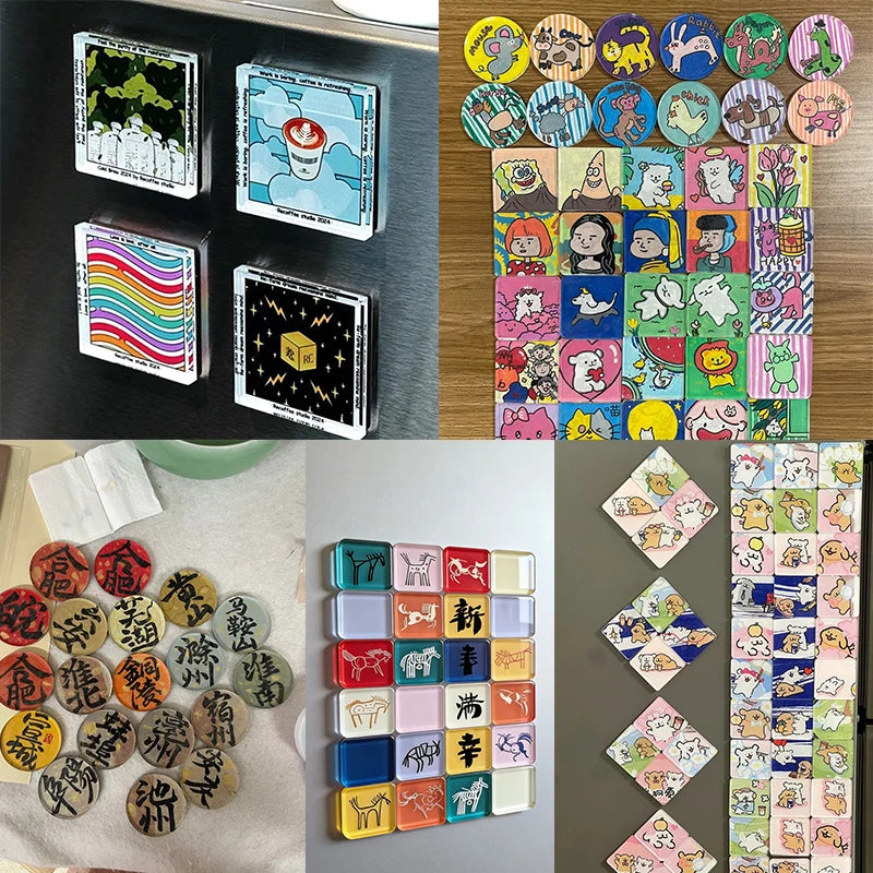 MagniCraft™ Acrylic Set 🧲✨ — Create Custom Fridge Magnets
