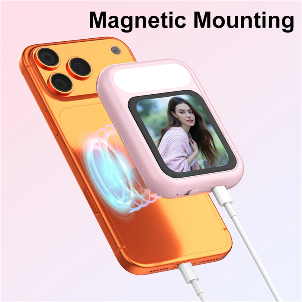 MagniSelf™ Display 🪞📱 — Frame Every Shot with Confidence