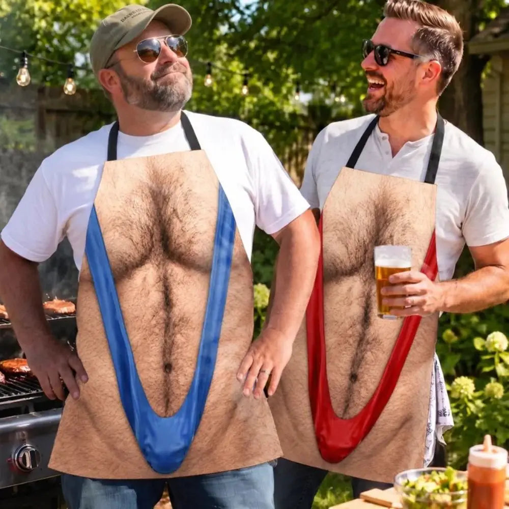 GrillKing™ Apron 👑🔥 — Personalized BBQ Style & Protection