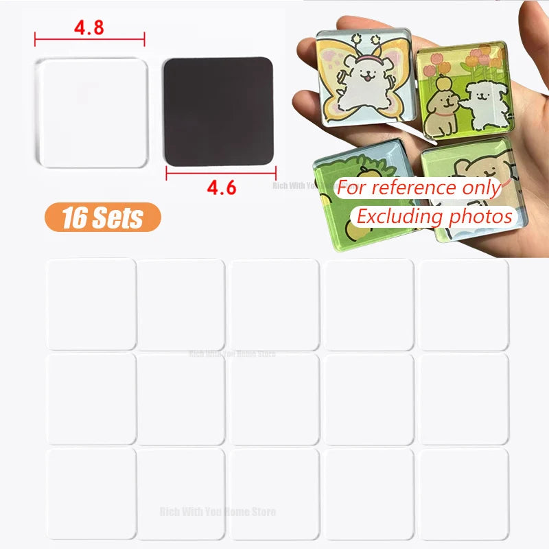 MagniCraft™ Acrylic Set 🧲✨ — Create Custom Fridge Magnets