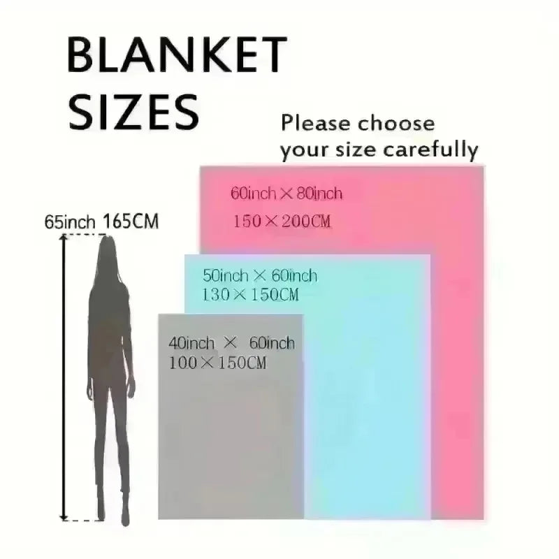 1pc Teddy Bear Floral Egg Pastel Print Flannel Blanket Soft and Comfortable, All-Season Blanket, Suitable for Travel Blankets