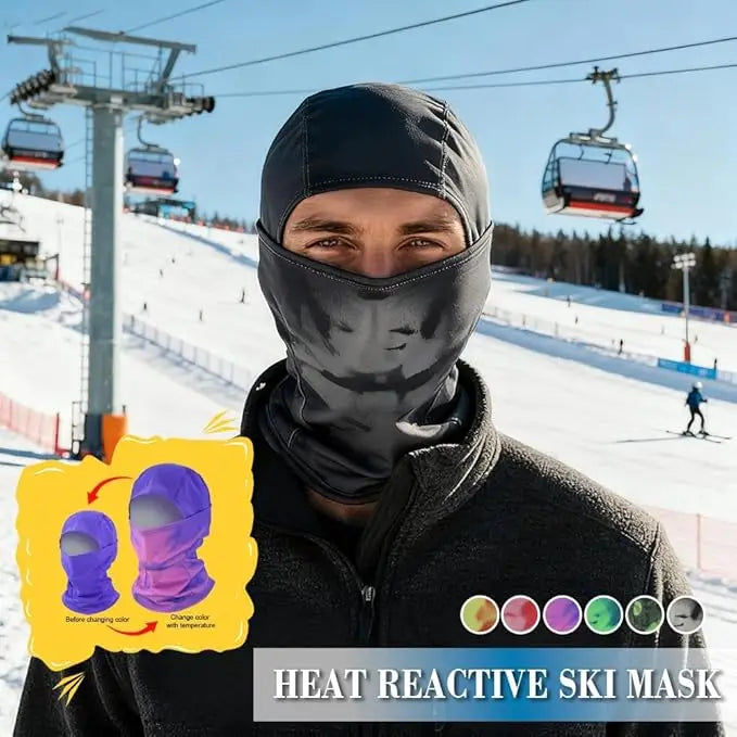 ThermoShift™ Balaclava 🥶🔥 — Color-Changing Warmth