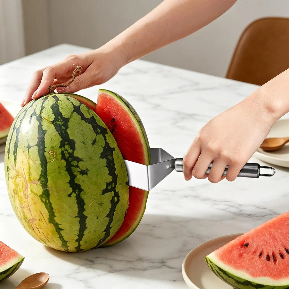 TriCut™ Watermelon Slicer 🔺🍉 — Slice, Serve & Enjoy Instantly