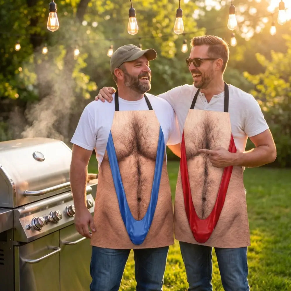GrillKing™ Apron 👑🔥 — Personalized BBQ Style & Protection