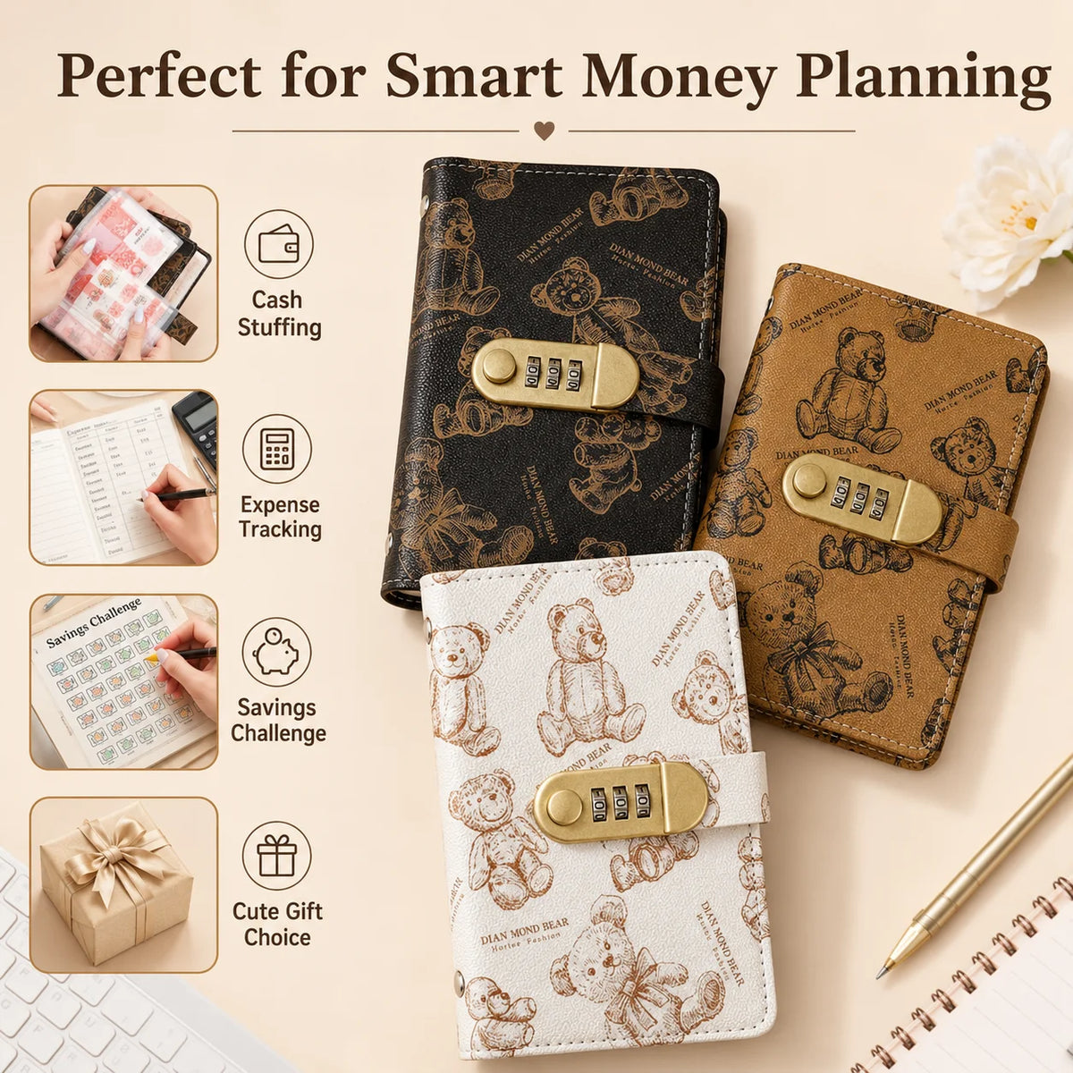 SaveLock™ Notebook 🔐💰 — Secure Your Savings Goals