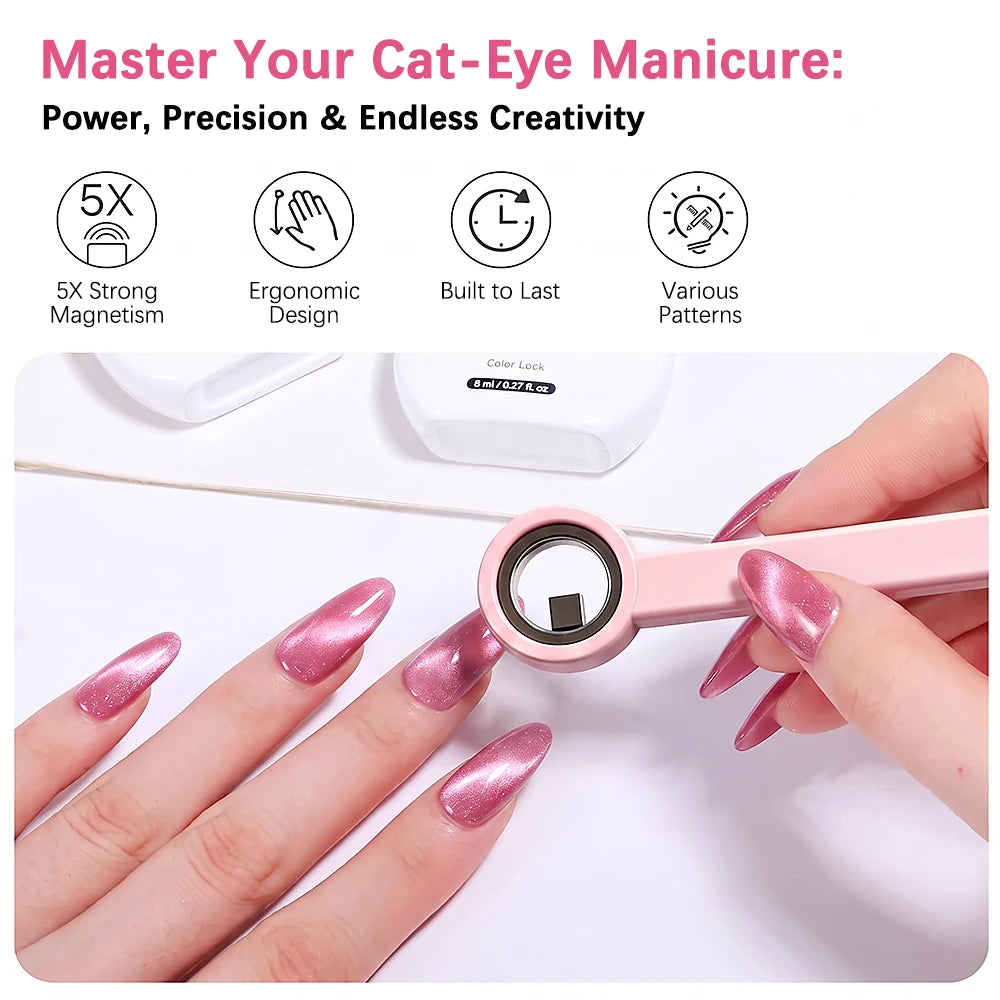 CatEyePro™ Magnet Tool 💅🌟 – Create Salon-Style Nails
