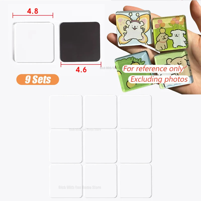 MagniCraft™ Acrylic Set 🧲✨ — Create Custom Fridge Magnets
